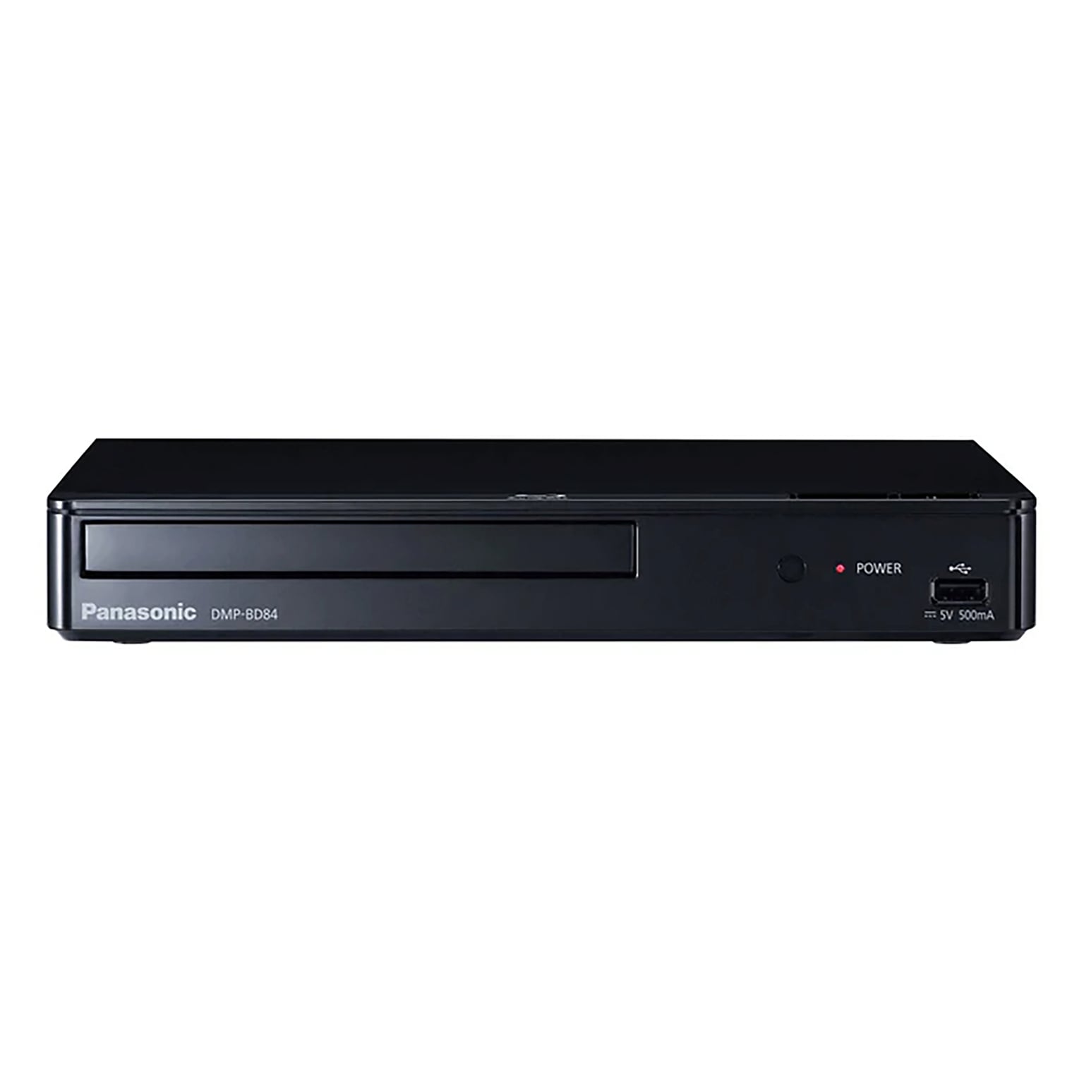 Panasonic DMP-BD84P-K 1080p Full HD Blu-ray DVD Player w/Dolby Digital Sound, Upconversion, HDMI Output, USB Input & Remote