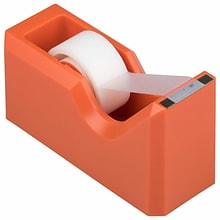 JAM Paper 3-Piece Desk Organizer Set, Plastic, Orange (337841ORS)