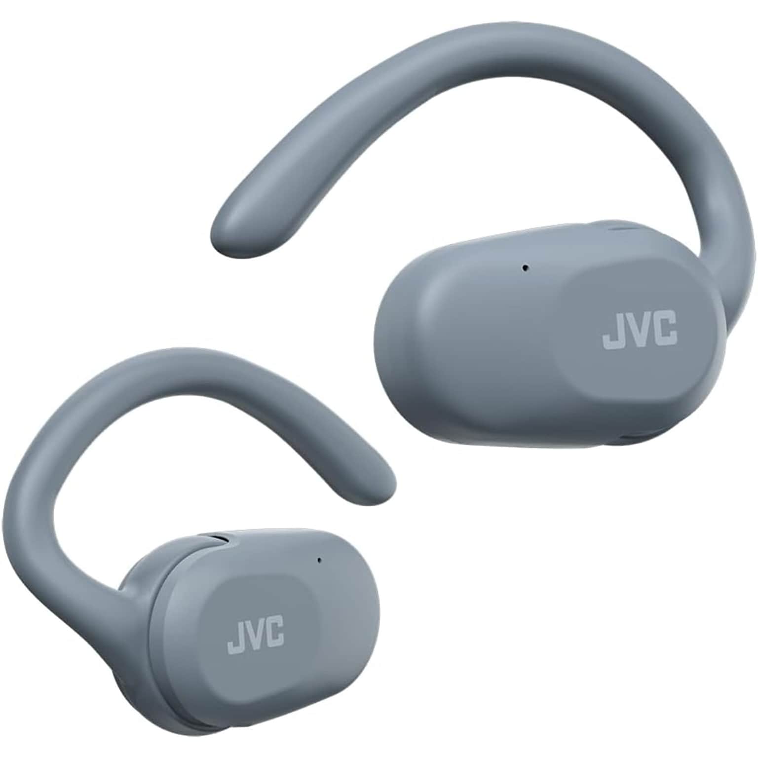 JVC Nearphones Wireless Open-Ear Earbuds, Bluetooth, Blue (HANP40TA)