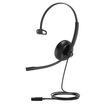 Yealink YHM341 Noise Canceling Mono Over-the-head Headset, RJ-9, UC Certified (1308076)