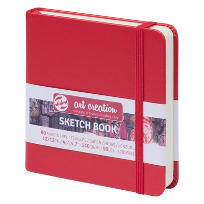 Talens Art Creation 4.7 x 4.7 Sketch Book, 80 Sheets/Book, 5/Bundle (TLN9314204M-5)
