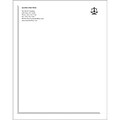Classic® Linen Letterhead; Ivory, 1-Color Printing