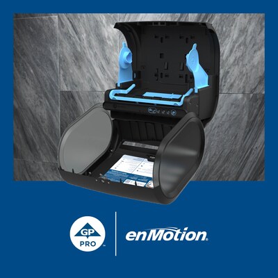 enmotion Impulse Automatic Hardwound Paper Towel Dispenser, Black (59488A)