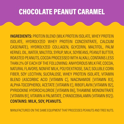 FULFIL Chocolate Peanut Caramel Flavor Vitamin & Protein Standard Bar, 5.62 oz., 6/Pack (220-02915)