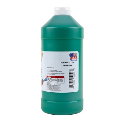 Crayola Artista II Washable Tempera Paint, Green, 32 oz., 3/Bundle (BIN543132044-3)