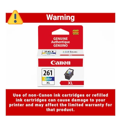 Canon CL-261 XL Tri-Color High Yield Ink Cartridge (3724C001)