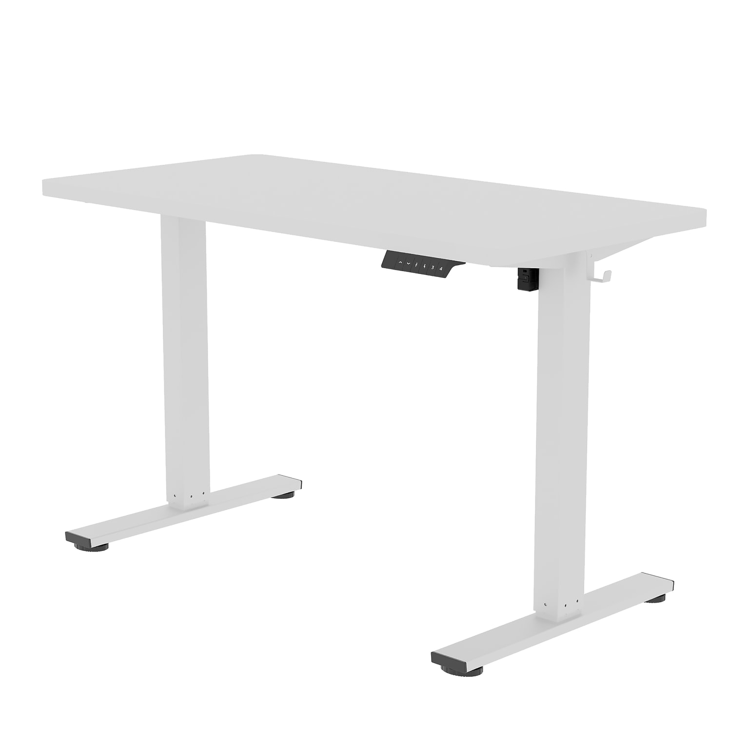 FlexiSpot E2 48W Electric Adjustable Standing Desk, White (E2W4824W)