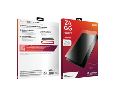 Zagg Glass Elite Scratch-Resistant Tempered Glass Screen Protector for Samsung Galaxy Tab S11 (200120483)