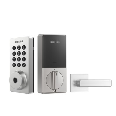 Philips Smart Wi-Fi Door Lock with Push Button Lighted Keypad and Lever Set