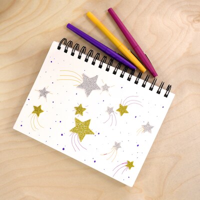 Ready2Learn Glitter Star Stickers, Multicolored, 168/Pack, 3/Bundle (CE-10083-3)