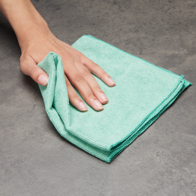 Coastwide Professional™ Microfiber Cloths, 16" x 16", Green, 144/Pack (CW52878WCT)