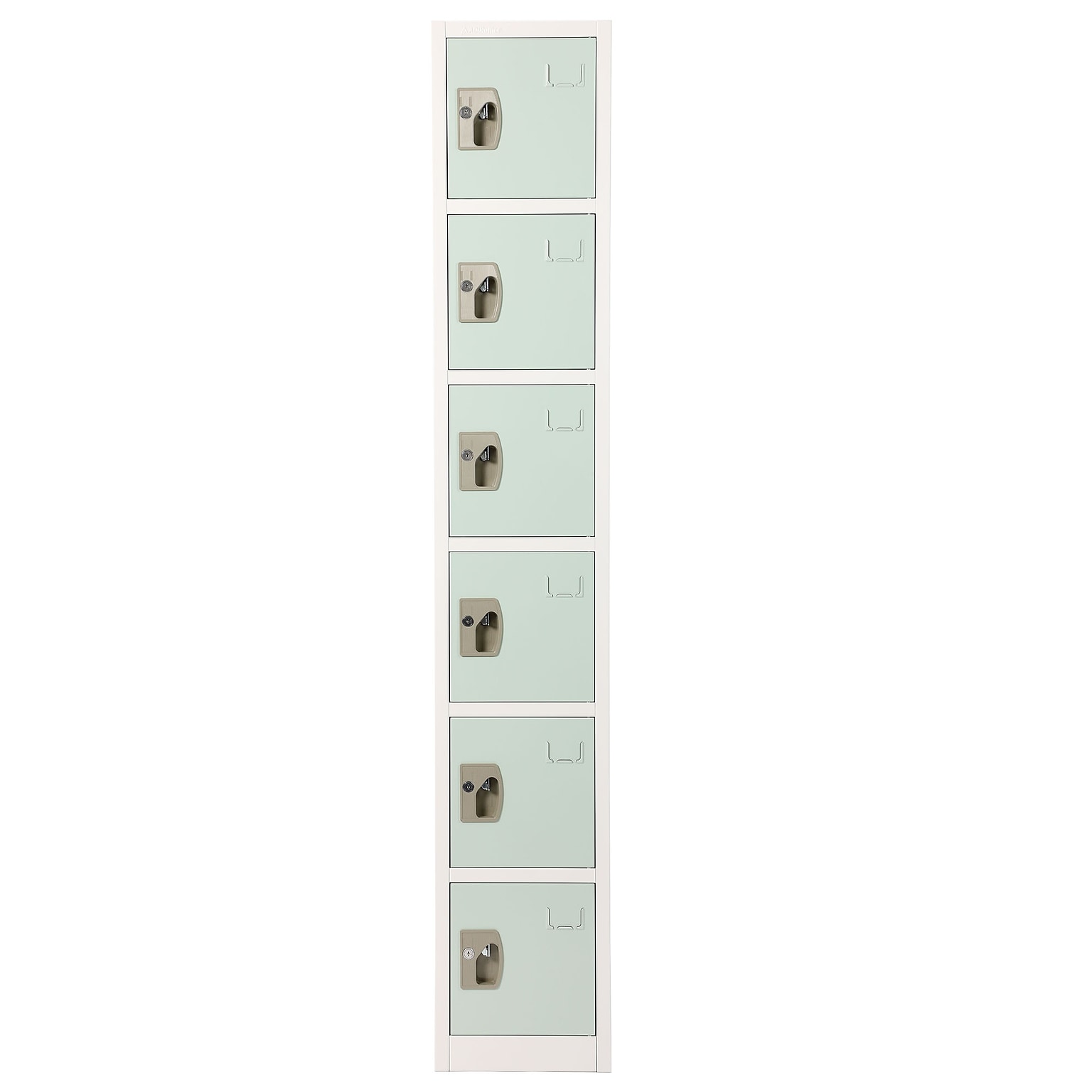 AdirOffice 72 6-Tier Misty Green Storage Locker (ADI629-206-MGRN)