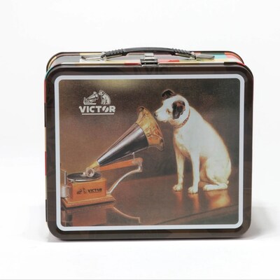 Victor Bluetooth Speaker Bonus Pack with Exclusive Retro Metal Lunch Box, Wireless Portable Speaker