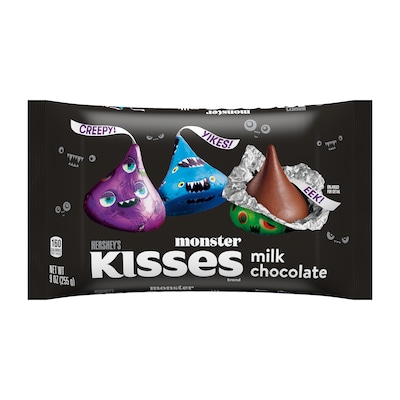 Hersheys Kisses with Monster Foils, 9 oz. (HEC14232)