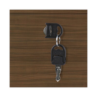 Alera Valencia Series Hanging Pedestal File, 2-Drawer: Box/File & Legal/Letter, Modern Walnut (ALEVA552222WA)
