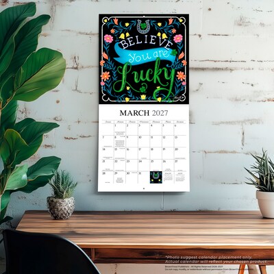 2027 BrownTrout Grow Your Own Way 12" x 12" Monthly Wall Calendar (9781773728919)