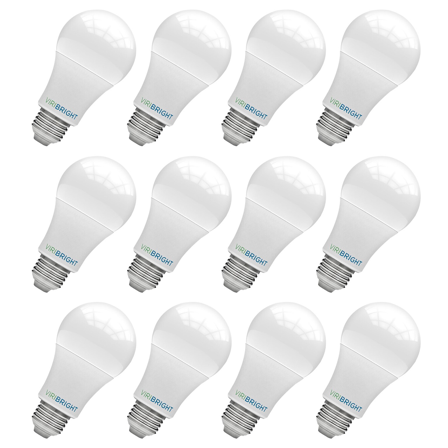 Viribright 15 Watts Warm White LED Household Bulb, 12/Box (651638-12ES)
