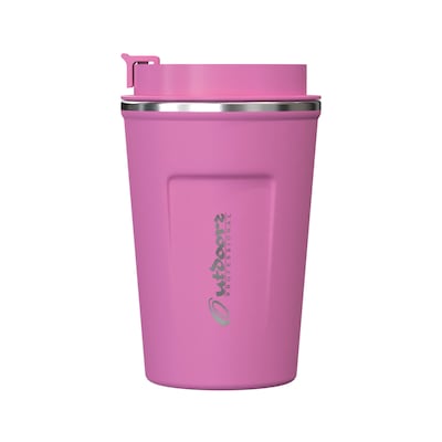 Outdoors Professional Stainless Steel Double-Walled Vacuum Insulated Coffee Cup, 12.8 oz., Pink (OUT