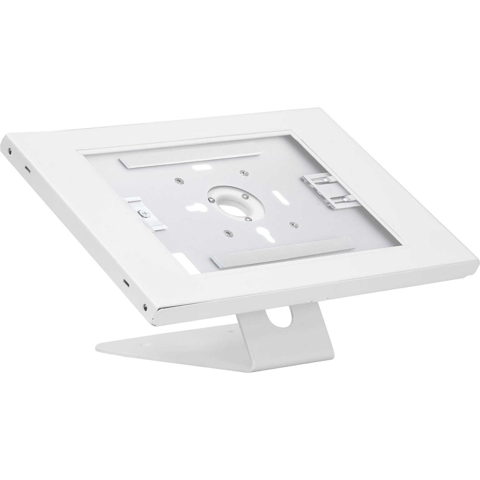 Mount-It! Adjustable Anti-Theft iPad Countertop Stand/Wall Mount, White (MI-3775W_G10)