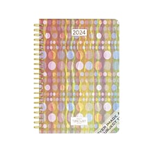 2024 BrownTrout House of Turnowsky Color Code 6 x 7.75 Weekly & Monthly Desk Planner, Multicolor (