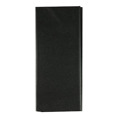 JAM Paper 20 x 26 Tissue Paper, Black, 20 Sheets/Pack (1152348A)