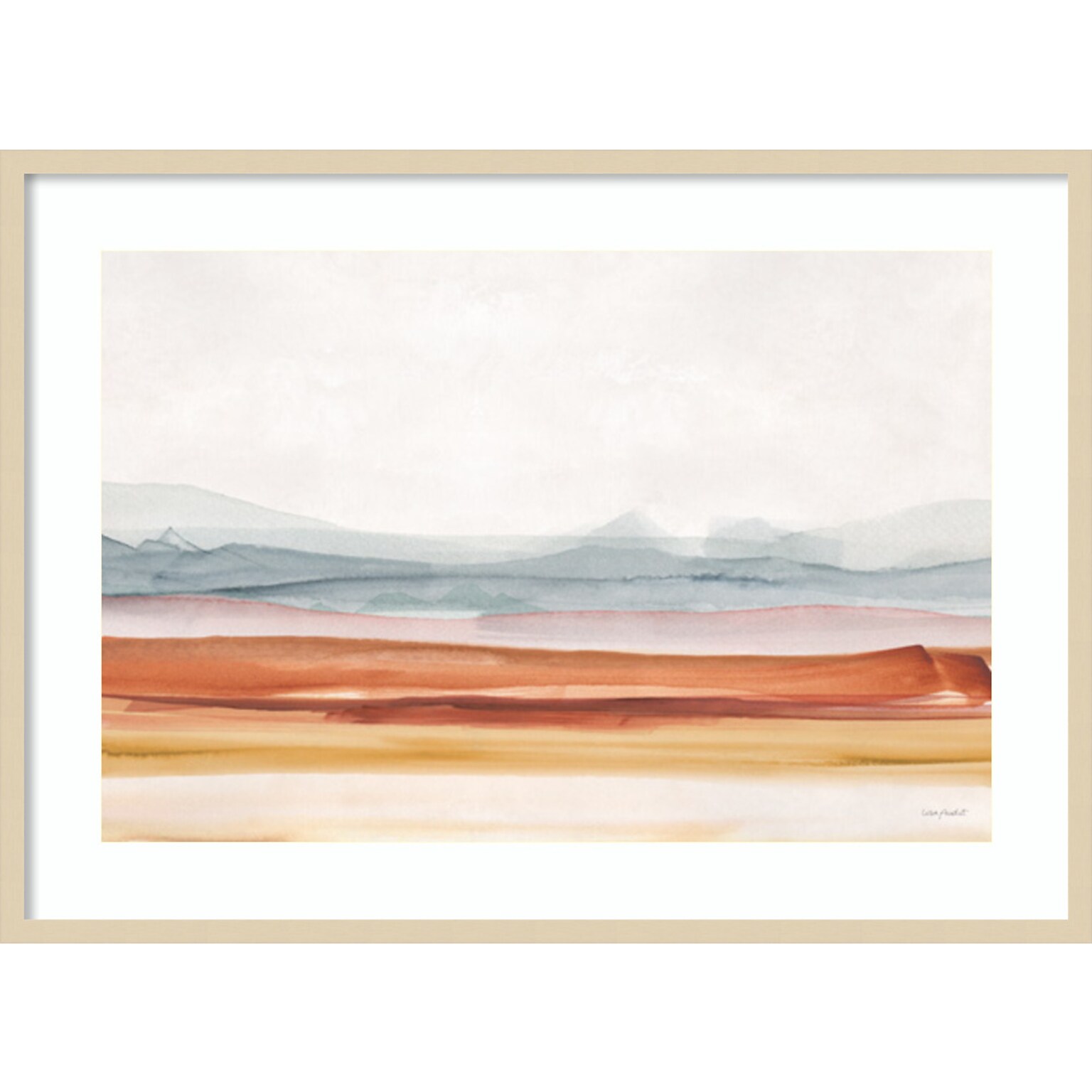 Amanti Art Sierra Hills 01 by Lisa Audit Wood Framed Wall Art Print, 41 x 30 (A42675521693)