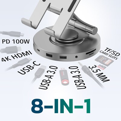 Purely L135 Docking Station for Devices up to 13, Silver (PDSL135)