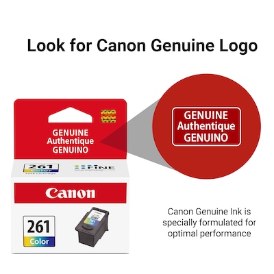 Canon CL-261 Tri-Color Standard Yield Ink Cartridge (3725C001)