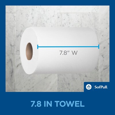 SofPull Junior Centerpull Paper Towels, 1-ply, 275 Sheets/Roll, 8 Rolls/Pack (28125)