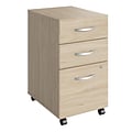 Bush Business Furniture Studio C 3 Drawer Mobile File Cabinet - Assembled, Natural Elm (SCF216NESU)