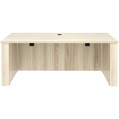 Lorell Essentials 72" W Sit to Stand Executive Desk, Modern Elm (LLR66307)