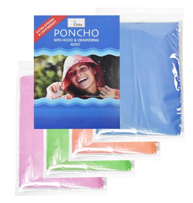 Clicks Rain Poncho