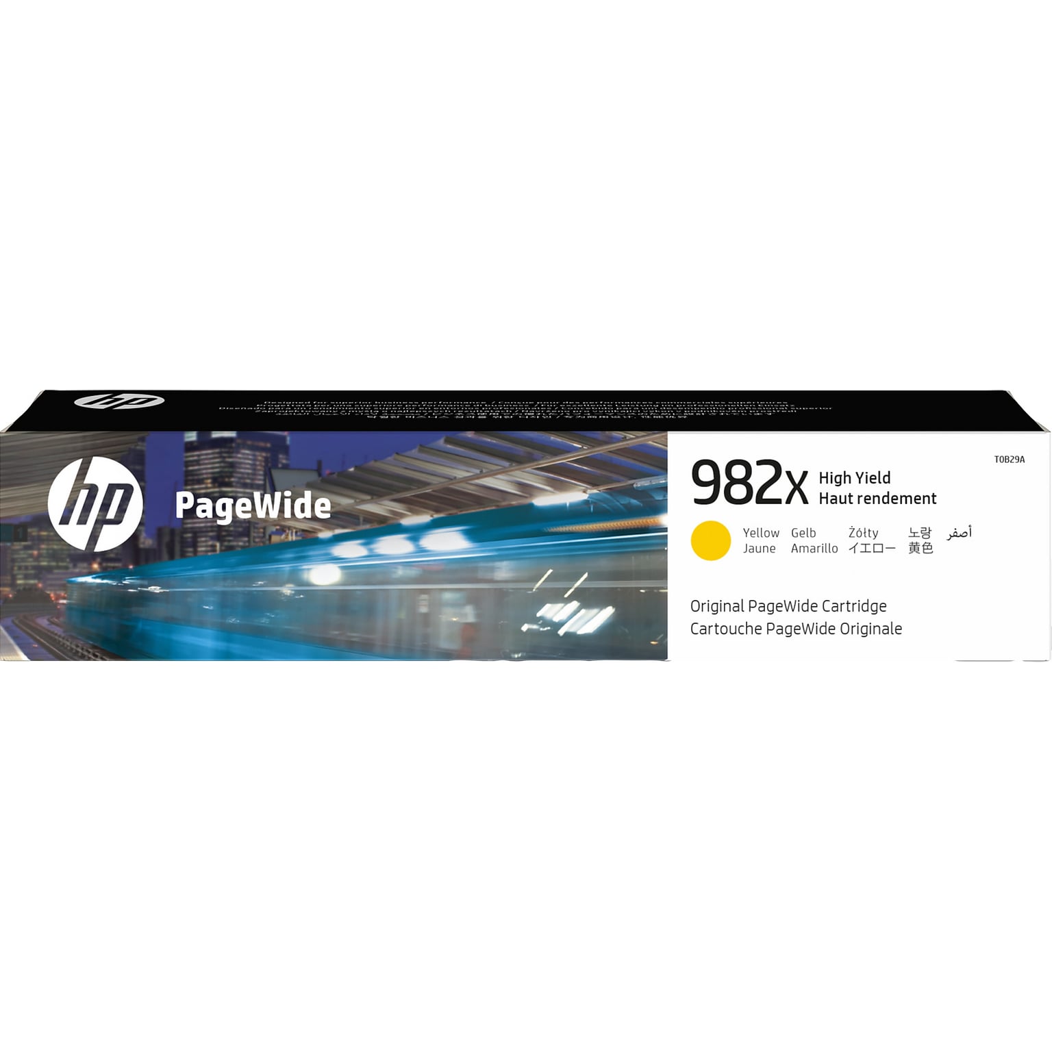 HP 982X Yellow High Yield Ink Cartridge Printss Up to 16,000 Pages (T0B29A)