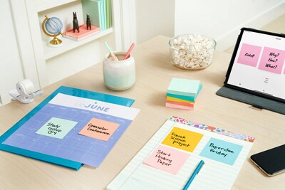Post-it Pop-up Notes, 3" x 3", Beachside Café Collection, 100 Sheet/Pad, 12 Pads/Pack (R33012AP)