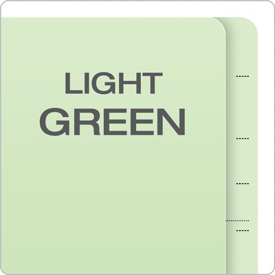 Pendaflex Reinforced Pressboard Classification Folder, 2-Dividers, 2" Expansion, Legal Size, Light Green, 10/Box (23324)