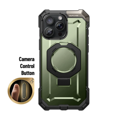 SUPCASE Unicorn Beetle Grip MagSafe Rugged Case for iPhone 16 Pro Max, Shock Absorbing, Guldan (SUP-iPhone2024Max-UBGrip-Guldan)