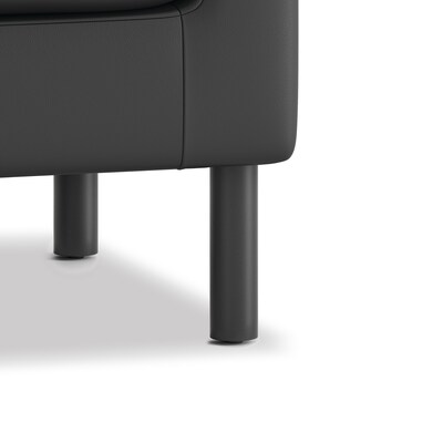 HON Parkwyn Polyurethane Ottoman, Black (HVLVLOT.BLK01)