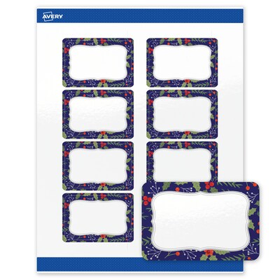 Avery Rectangle Multipurpose Labels, 2 x 3, White, 80/Pack (19479370616)