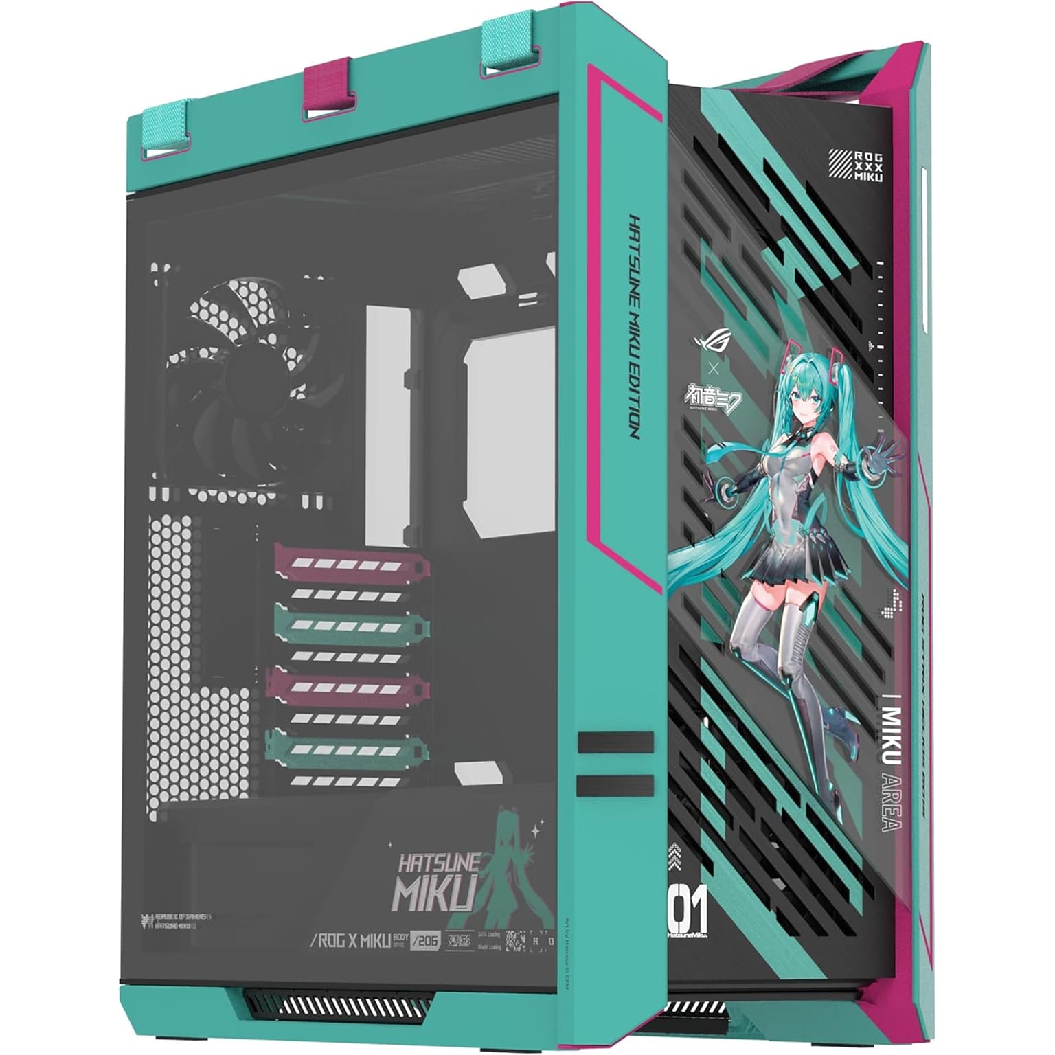 ASUS ROG Strix Helios II EATX Mid-Tower Computer Case, Green (ROG STRIX HELIOS II GX601)