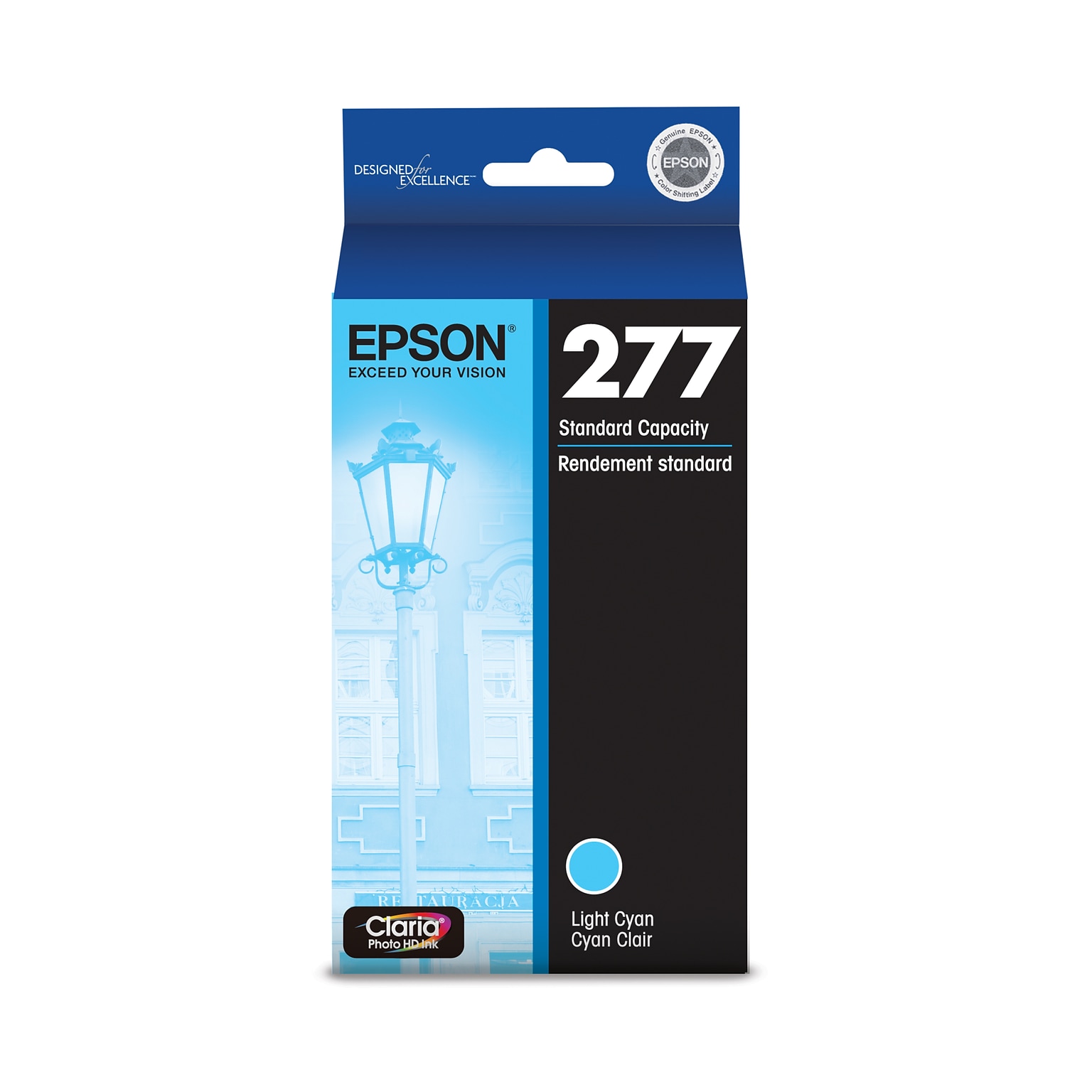 Epson 277 Light Cyan Standard Yield Ink Cartridge