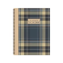 2023-2024 TF Publishing Tartan 9 x 11 Academic Weekly & Monthly Planner, Paperboard Cover, Kraft/B