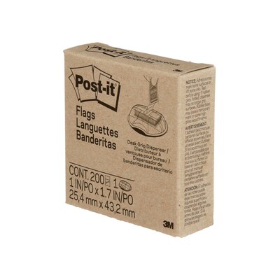 Post-it 'Sign Here' Message Flags, .94" Wide, Red, 200 Flags/Pack (680-HVSHR)