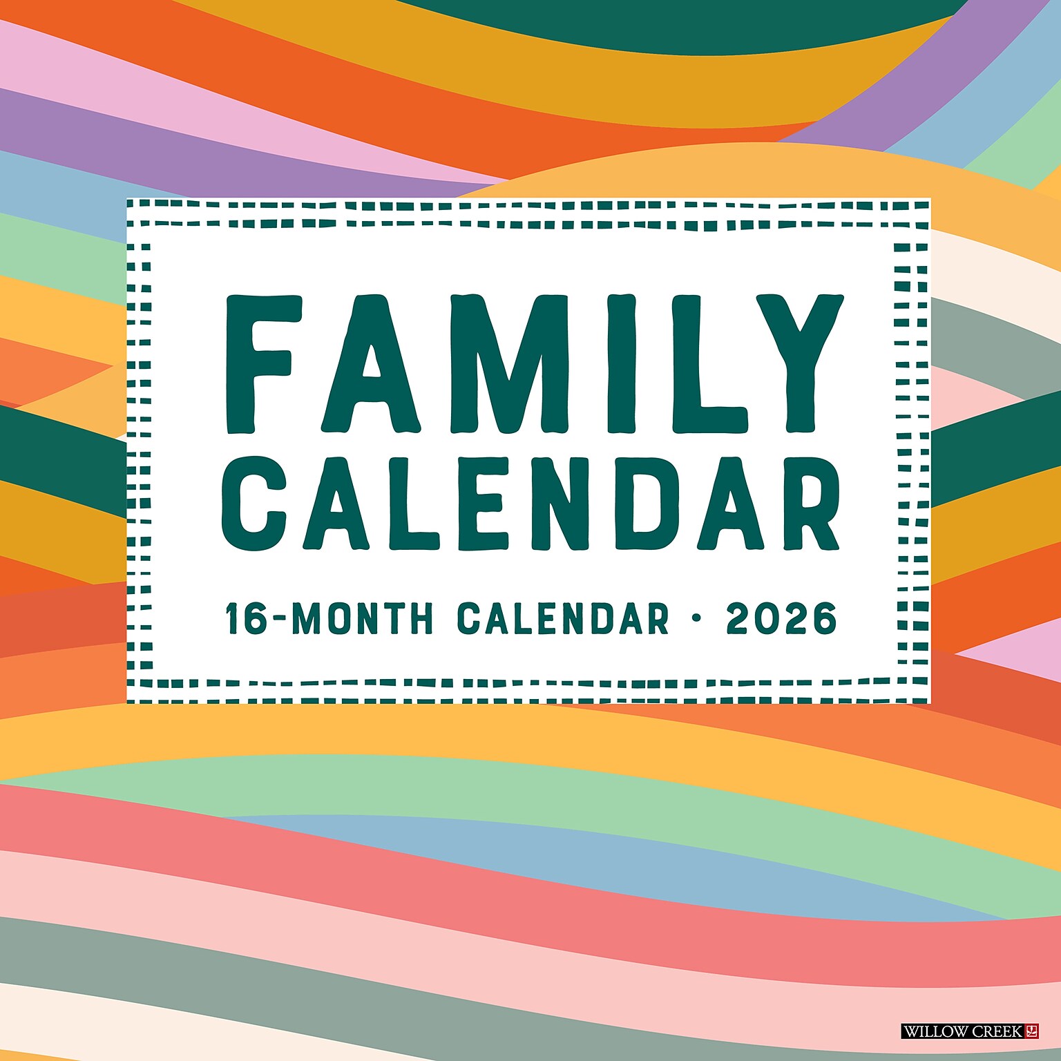 2026 Willow Creek Family Calendar 12 x 12 Monthly Wall Calendar (55427)