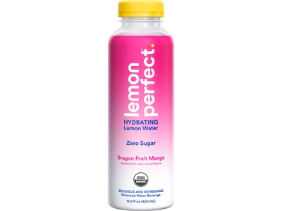 Lemon Perfect Flavored Hydrating Water, 15.2 fl. oz., 12 Bottles/Case (11051)