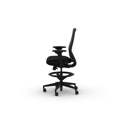 HON Nucleus Fabric/Mesh Task Stool, Black (HONNRS1VMC10FIB)