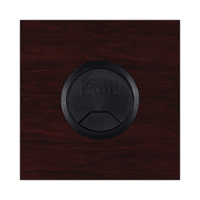 Alera Valencia Series U and L Groupings in Mahogany, Reversible Return/Bridge Shell, 36"W (VA353624MY)