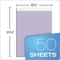 TOPS Prism+ Notepads, 8.5" x 11.75", Wide, Orchid, 50 Sheets/Pad, 12 Pads/Pack (TOP63140)