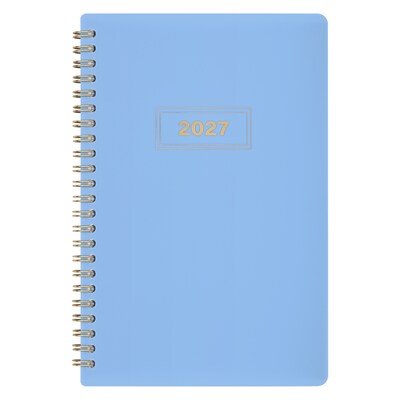 2027 Staples 5 x 8 Weekly & Monthly Planner, Eternal Blue (ST63612-27)