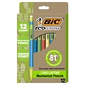 BIC Ecolutions Mechanical Pencils, 0.7mm, #2 Medium Lead, Dozen (MPE12-BLK)