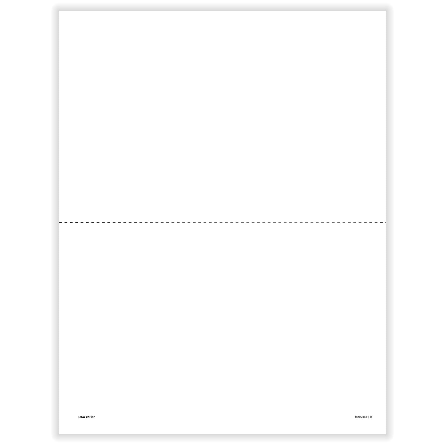 ComplyRight 2025 1095-B Tax Form, 1-Part, 2-Up, 500/Pack (1095BCBLK500)